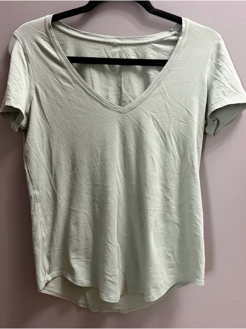 lululemon athletica Short Sleeve V-Neck Tee in Light Sage